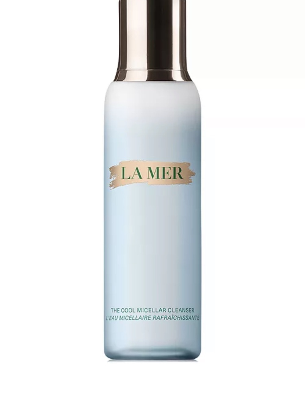 La Mer Cool Micellar Cleanser — Pale Blue Bottle with Gold Logo